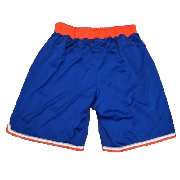 Adidas NBA New York Knicks Basketball Shorts Blue XL A004292 - Picture 10 of 11